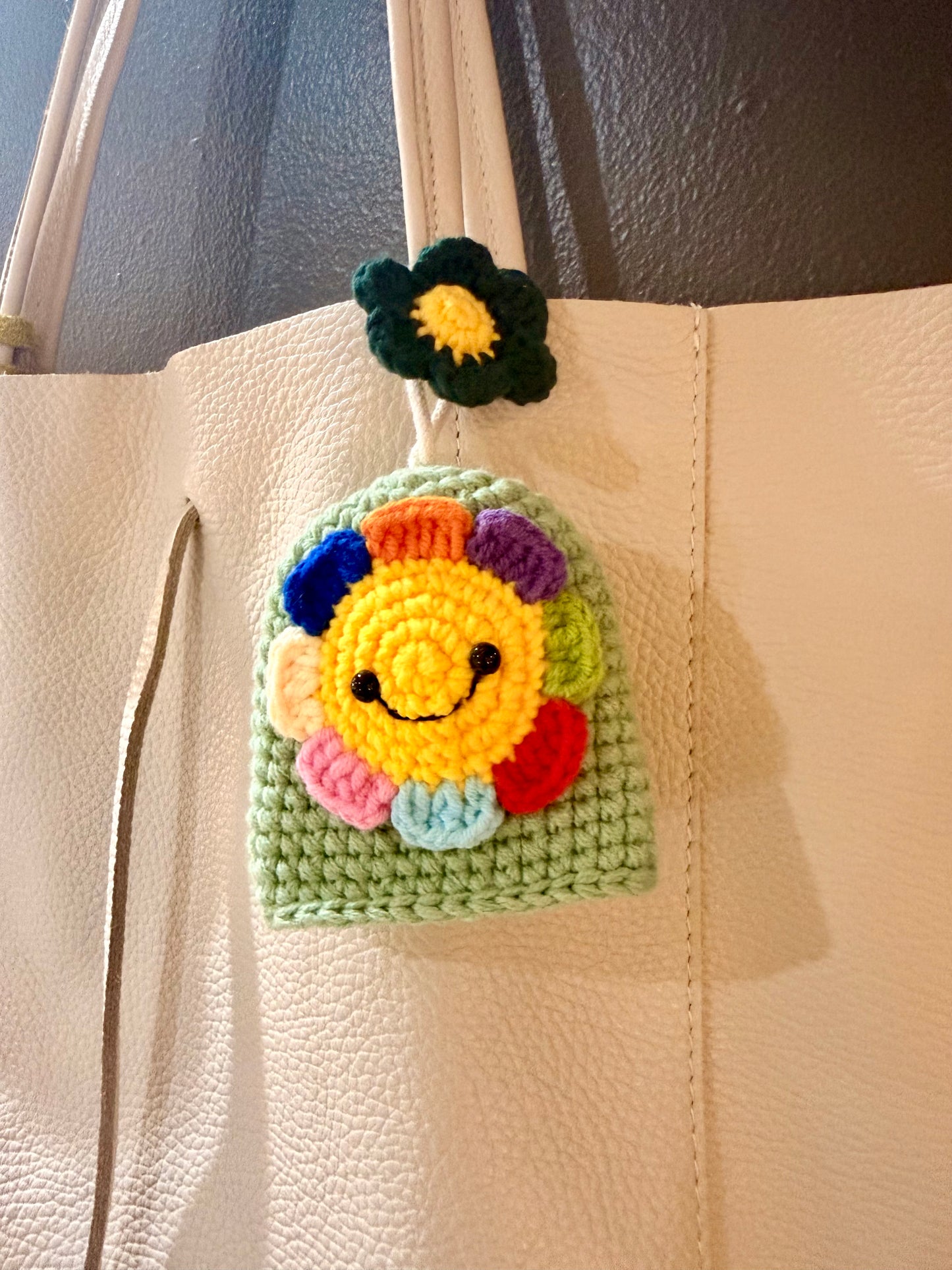 Crocheted Sunshine Bag Charm